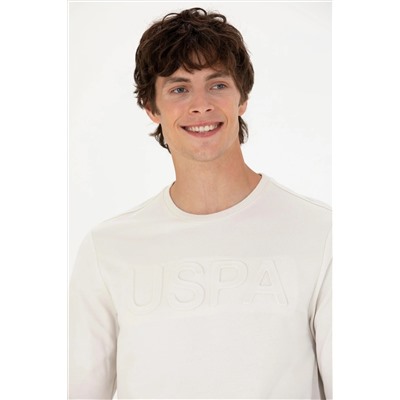 Erkek Taş Bisiklet Yaka Basic Sweatshirt