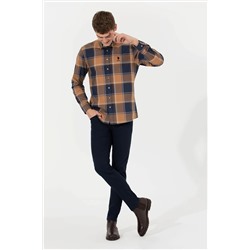 Erkek Lacivert Kanvas Pantolon