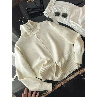 Женский свитер на молнии  КО*С