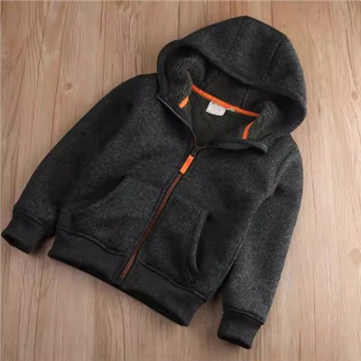 Утолщенная кофта для мальчиков на флисе 3-8 лет