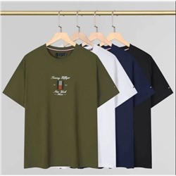 Мужская хлопковая рубашка-поло  ТОММИ ХИЛФИГЕ*Р