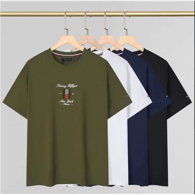 Мужская хлопковая рубашка-поло  ТОММИ ХИЛФИГЕ*Р