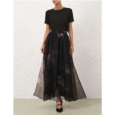 Шелковая юбка   ZIMMERMAN*N