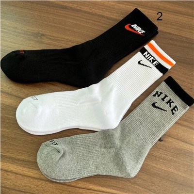 Цветные наборы носков  NIK*E комплект из 3х пар