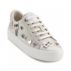 KARL LAGERFELD PARIS Women's Cate Pins Lace-Up Sneakers