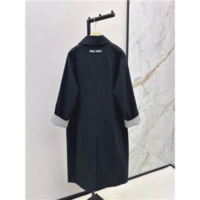 Женский плащ / тренч с отворотами на рукавах (2 цвета) МИУ МИ*У