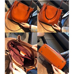 Женская сумка-тоут из натуральной кожи большая и вместительная