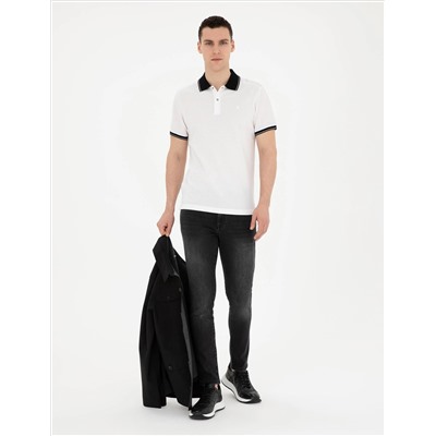 Beyaz Slim Fit Tişört