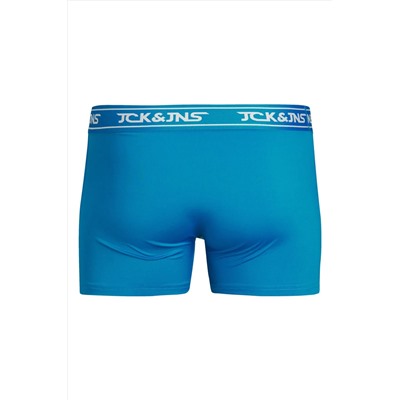 Jack & Jones Erkek Düz Renk Mikrofiber 3'lü Boxer Paketi - Carl