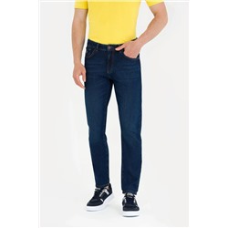 Erkek Koyu Mavi Jean Pantolon