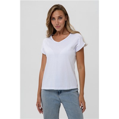 7158/1 однотон футболка женская