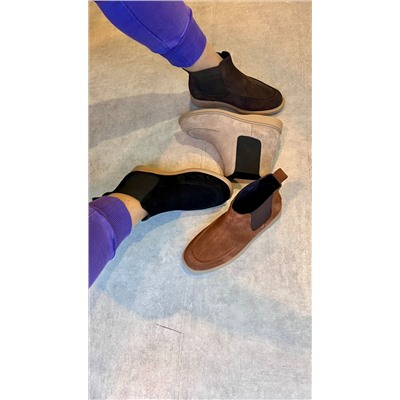 Ботинки бежевый