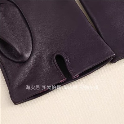 Женские кожаные перчатки Eta*m с U-вырезом для удобства надевания, экспорт