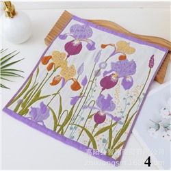 Набор трехслойных марлевых кухонных полотенец 34*40  (4 шт)