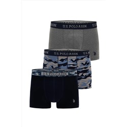 U.S. Polo Assn. Erkek 3'lü Boxer Takım 50310705-VR046