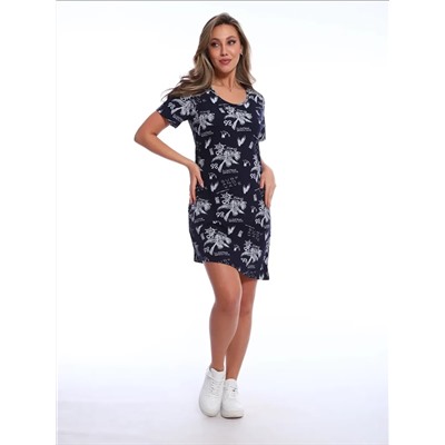 Футболка-туника удлиненная асимметричная с карманами Арт. 517