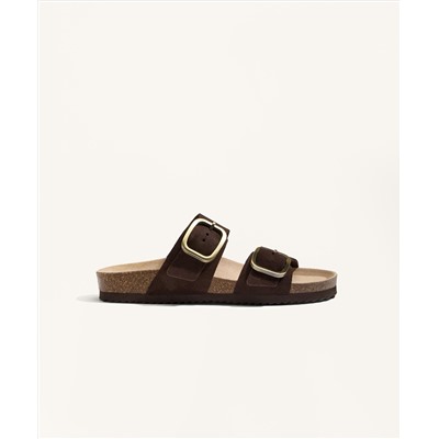 Sandalia serraje hebilla