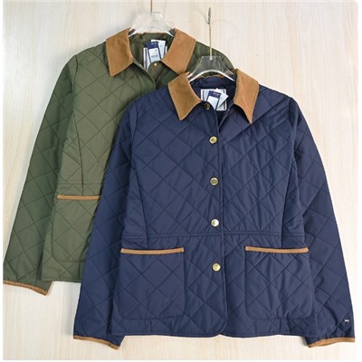 Женская стеганая вельветовая куртка ТОММИ ХИЛФИГЕ*Р