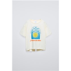 SUN T-SHIRT WITH CUT-OUT DETAIL