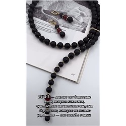 Серьги ЭЙВА  Украшение  из натурального шунгита и рубеллита.