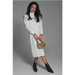 Платье теплое в рубчик