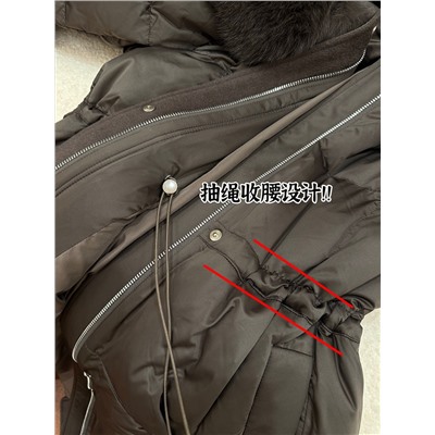 Пуховик  пух перо .мех натуральная лиса .