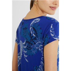 Camiseta manga corta paisley