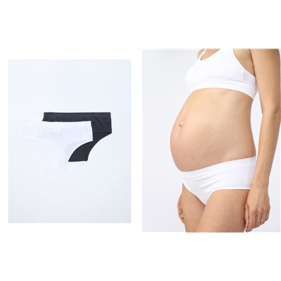 PACK OF 2 SEAMLESS MATERNITY BRIEFS