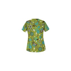 UA Butterfly Breeze Go Green Scrub Top