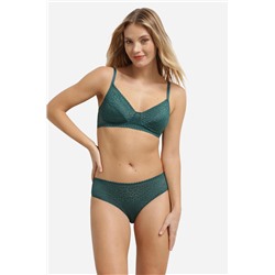 Sujetador sin aro de encaje floral