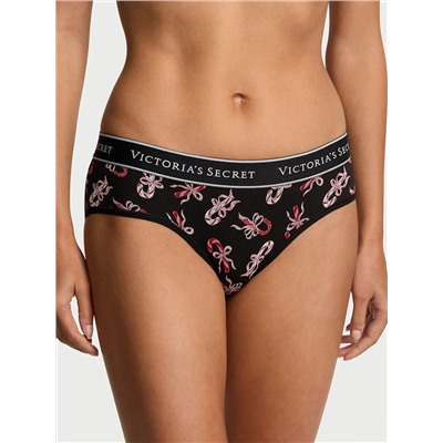 Cotton Logo Cotton Hiphugger Panty