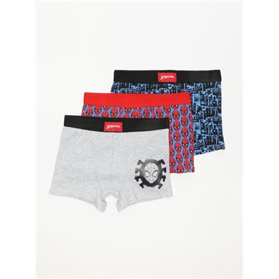 PACK OF 3 SPIDERMAN ©MARVEL PRINT BOXERS