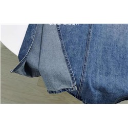 Классная длинная джинсовая юбка