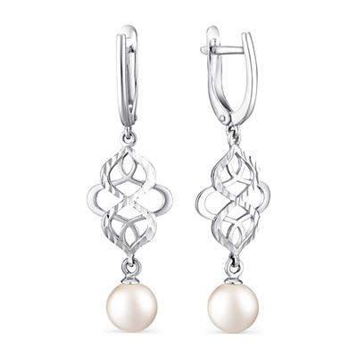 Серьги серебро 28135S1