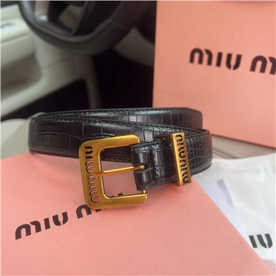 Ремень из натуральной кожи МИУ МИ*У