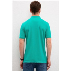 Erkek Yeşil Basic Polo Yaka Tişört