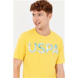 Erkek Açık Sarı Bisiklet Yaka Tişört