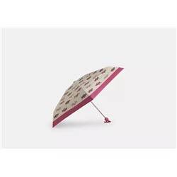 Uv Protection Mini Umbrella With Cherry Print