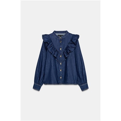 CAMISA Z1975 DENIM VOLANTES