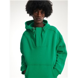 Hoodie mit Nähten