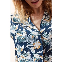 Joleen Рубашка Уточка синяя