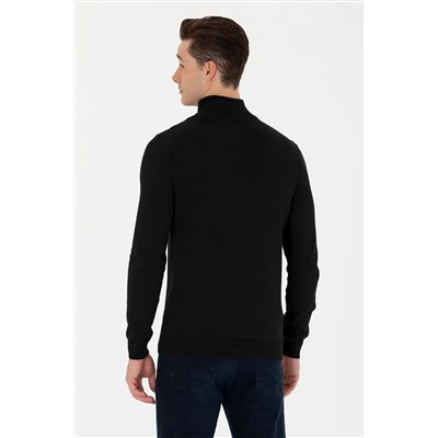 Erkek Siyah Basic Kazak