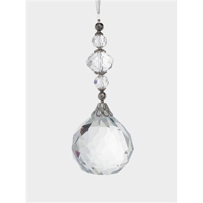 Игрушка елочная, 10 см, акрил, Кристалл на подвеске, Event