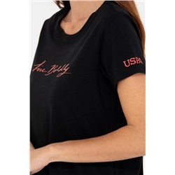 Kadın Siyah Tişört