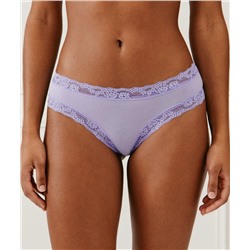 Braguita brasileña de algodón en morado
