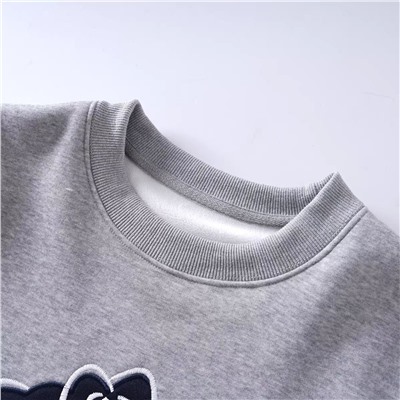 Теплый женский свитшот с толстой флисовой изнанкой  Hell*o Kitt*y