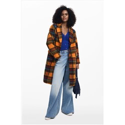 ABRIGO CUADROS OVERSIZE