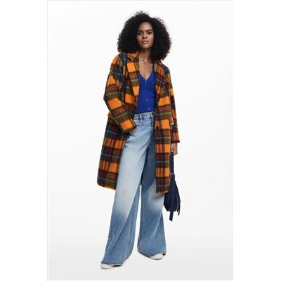 ABRIGO CUADROS OVERSIZE