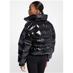 Michael Kors Nylon Ciré Puffer Jacket