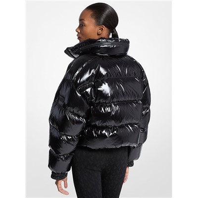 Michael Kors Nylon Ciré Puffer Jacket
